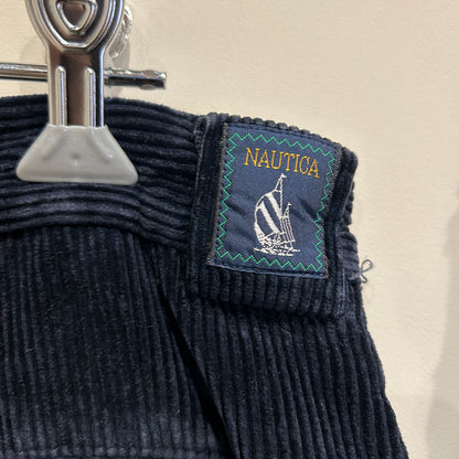 00's Nautica タック入り コーデュロイパンツ 紺 (W36 L30)/B4156P-SO