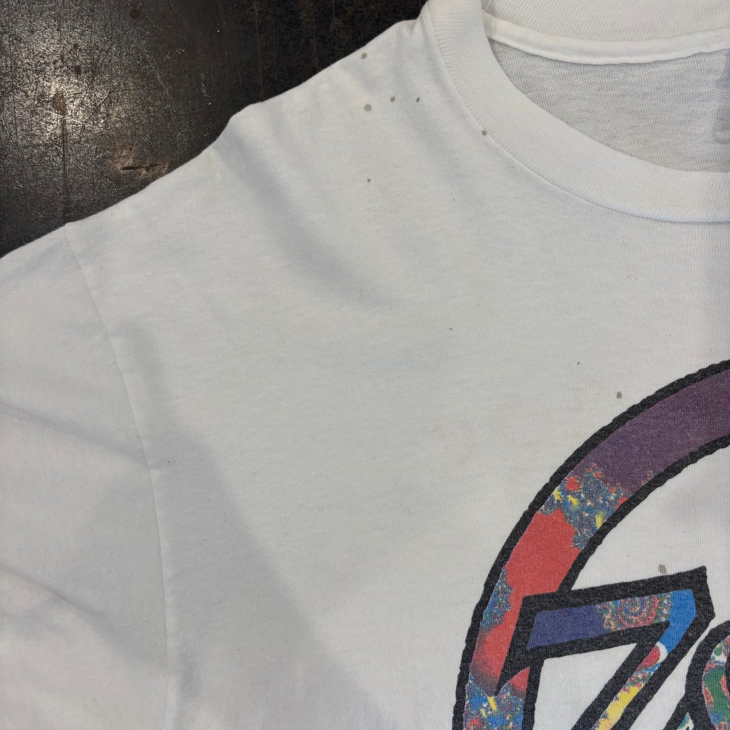 90's  anvil Led Zeppelin  jimmy page&robert plant バンド ロンT 白 XL /A6554T-SO