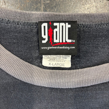 90's  giant  KORN メッシュ切替  バンド ロンT 黒 XL /A1738T-SO