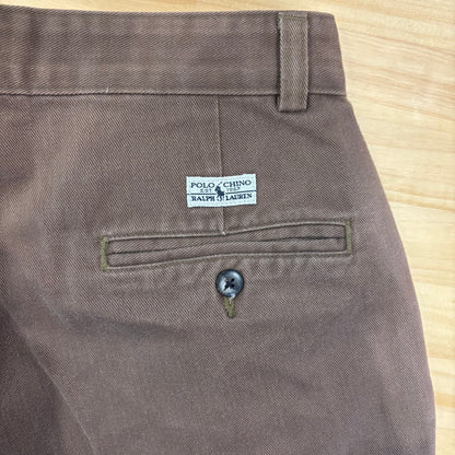 Polo Ralph Lauren ラルフローレン ポロチノ 2タックチノパン ブラウン(32×32)/A9103P-SO