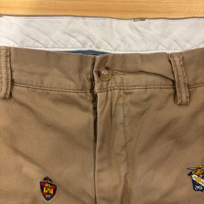 00's Polo Ralph Lauren ラルフローレン Classic fit 刺繍入りポロチノ チノパン ベージュ(40×30)/B3087P-SO