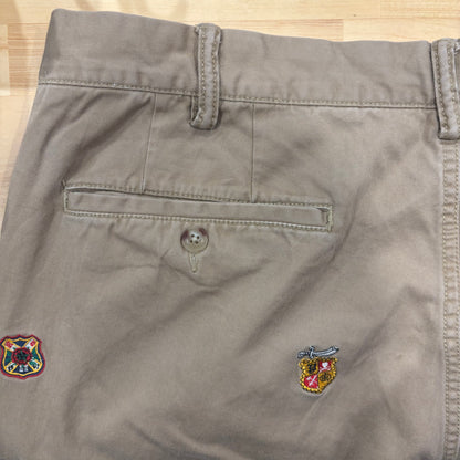 00's Polo Ralph Lauren ラルフローレン Classic fit 刺繍入りポロチノ チノパン ベージュ(40×30)/B3087P-SO