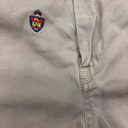 00's Polo Ralph Lauren ラルフローレン Classic fit 刺繍入りポロチノ チノパン ベージュ(40×30)/B3087P-SO