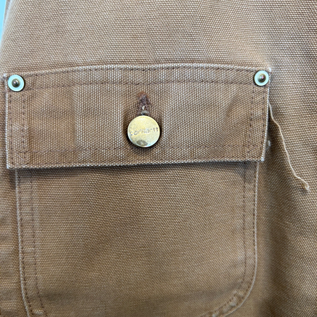 90's~ Carhartt カーハート チョアコート ベージュ (サイズ不明)/C1491J-SO
