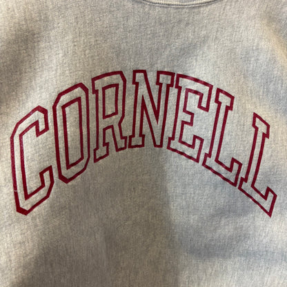 90's Champion Reverse Weave リバースウィーブ "CORNELL"　カレッジスウェット グレー (L)/C0611S-SO