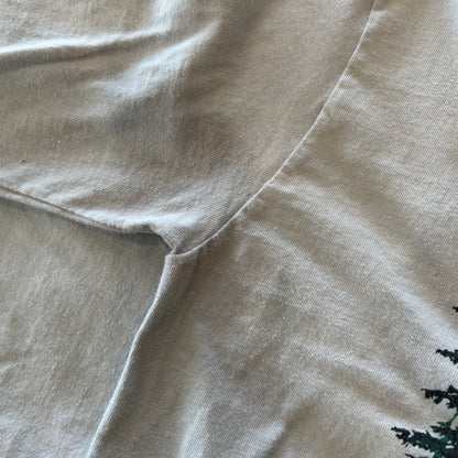 90's "RIDGCREST" L/S T-shirt ロンT 袖プリント(M)/A6380T-SO