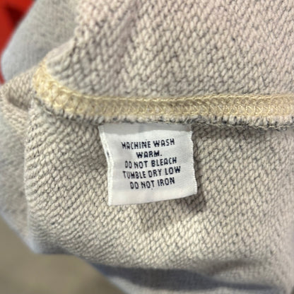 00's Polo Ralph Lauren ラルフローレン 後付けフーディ "67TH RL" グレー×レッド (L)/A1794