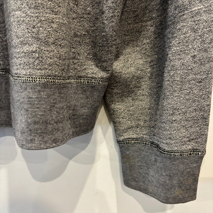 00's Polo Ralph Lauren ラルフローレン 後付けフーディ "67TH RL" グレー×レッド (L)/A1794