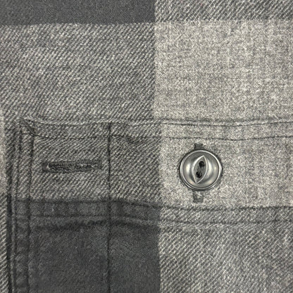 00's Ralph Lauren ラルフローレン チェックシャツ 黒灰 (2XL)/A7913S-SO