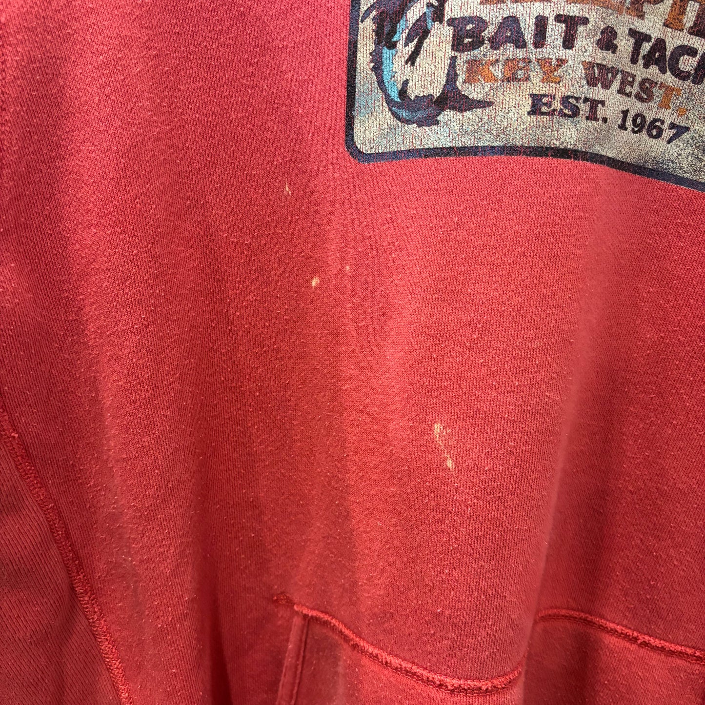 00's Polo Ralph Lauren ラルフローレン スウェットフーディ "Bait &tackle" サーモンピンク (サイズ不明)/B0687S-SO