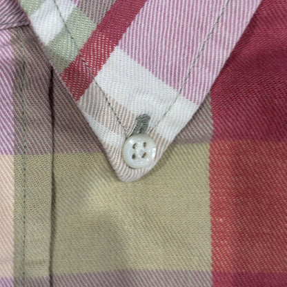 00's Ralph Lauren ラルフローレン チェックシャツ 桃白き緑 (L)/A7956S-SO