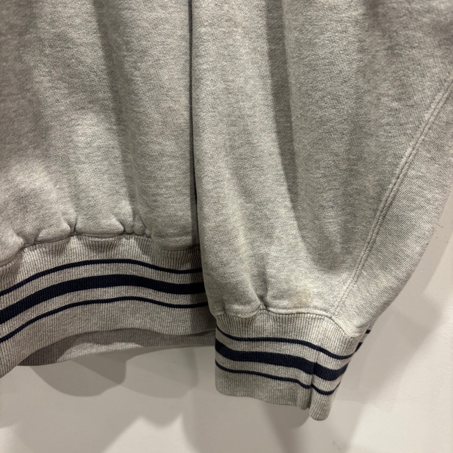 00's Polo Ralph Lauren ラルフローレン 裏サーマルハーフジップフーディ グレー(L)/B1806S-SO