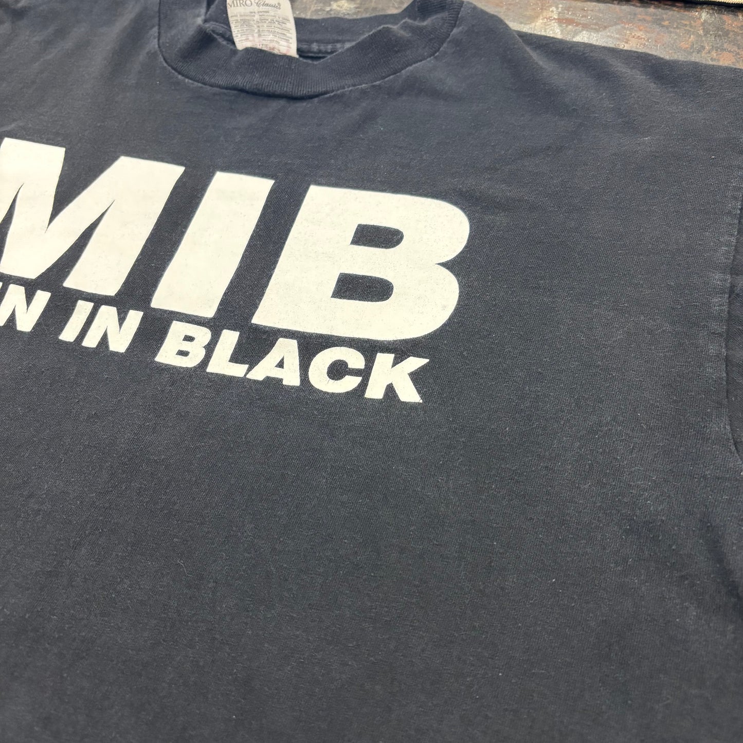 00's MIRO  MEN IN BLACK  MIB ムービTシャツ ブラック (L) /C0390T-SO