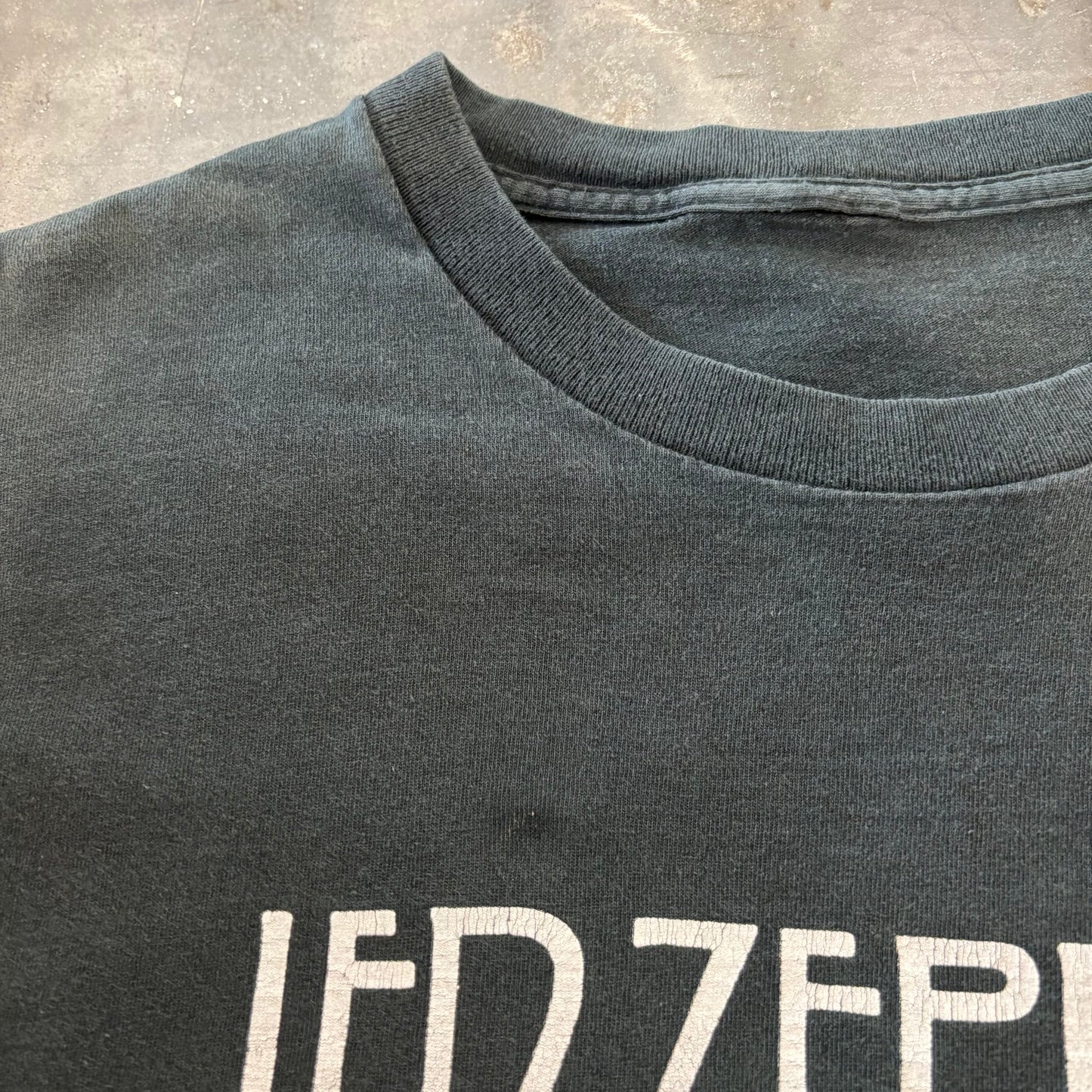 00's Led-Zeppelin IV レッド・ツエッペリン アルバム バンドTシャツ ブラック サイズ不明 A7451T-SO