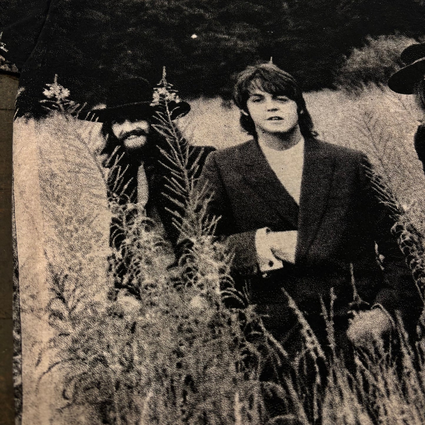 90's ALL SPORT  THE BEATLES ビートルズ オールオーバープリント AOP フォトTシャツ (XL) /C0291T-SO