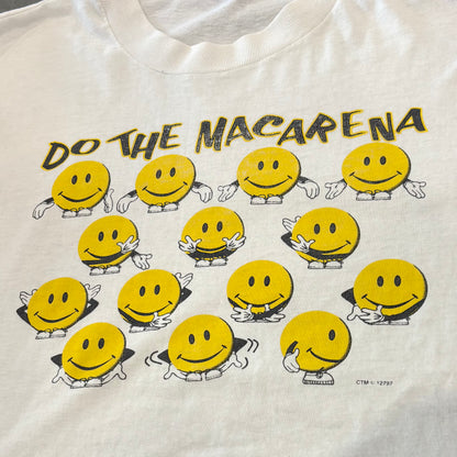90's Hanes ヘインズ スマイリーフェイス プリントTシャツ 白 XL B3477T-SO