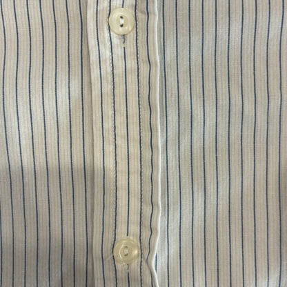00's Ralph Lauren ラルフローレン ストライプシャツ 白青 (XL)/A7963S-SO