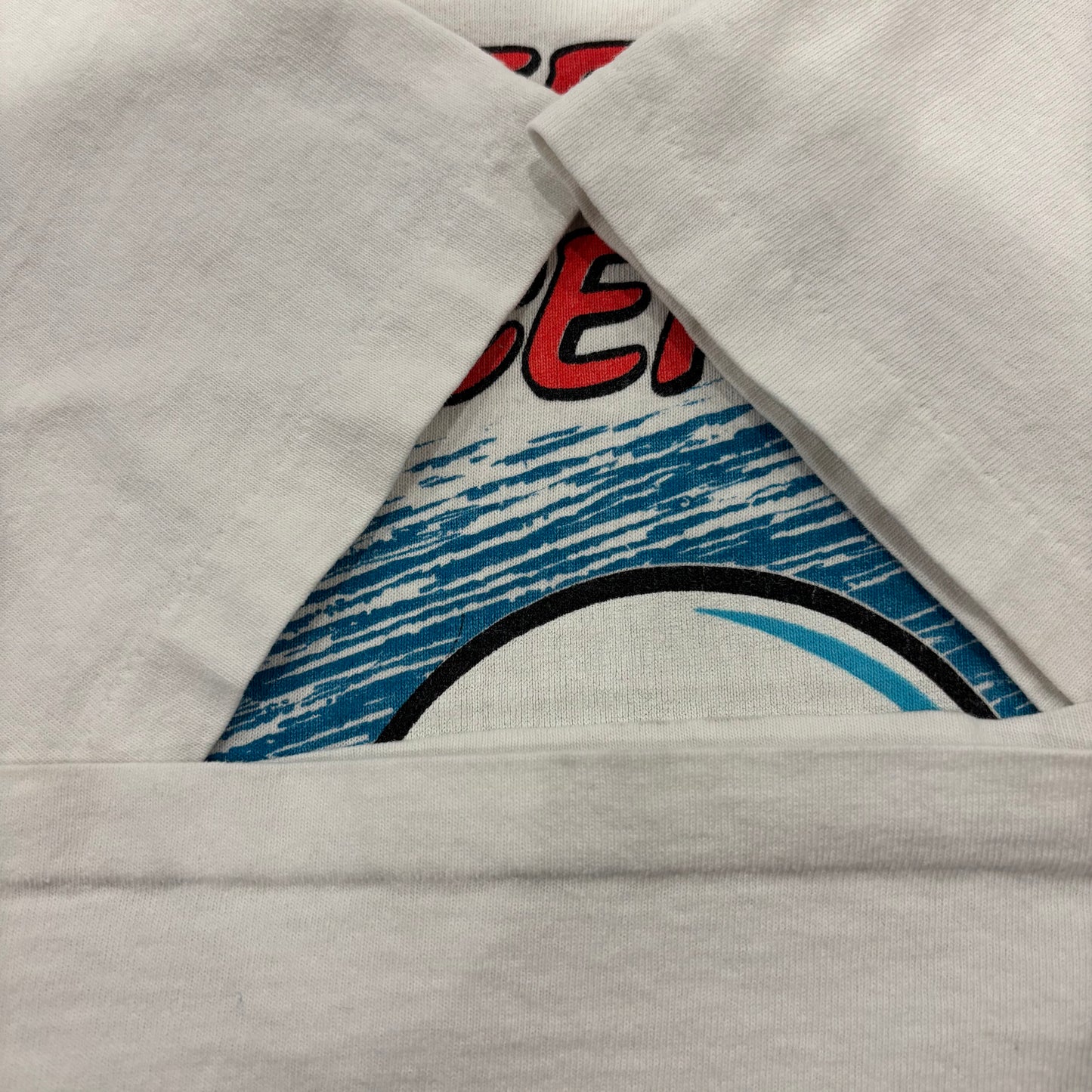 90's TULTEX マッハGoGoGo SPEED RACER Tシャツ 白 (L) /B3450T-SO