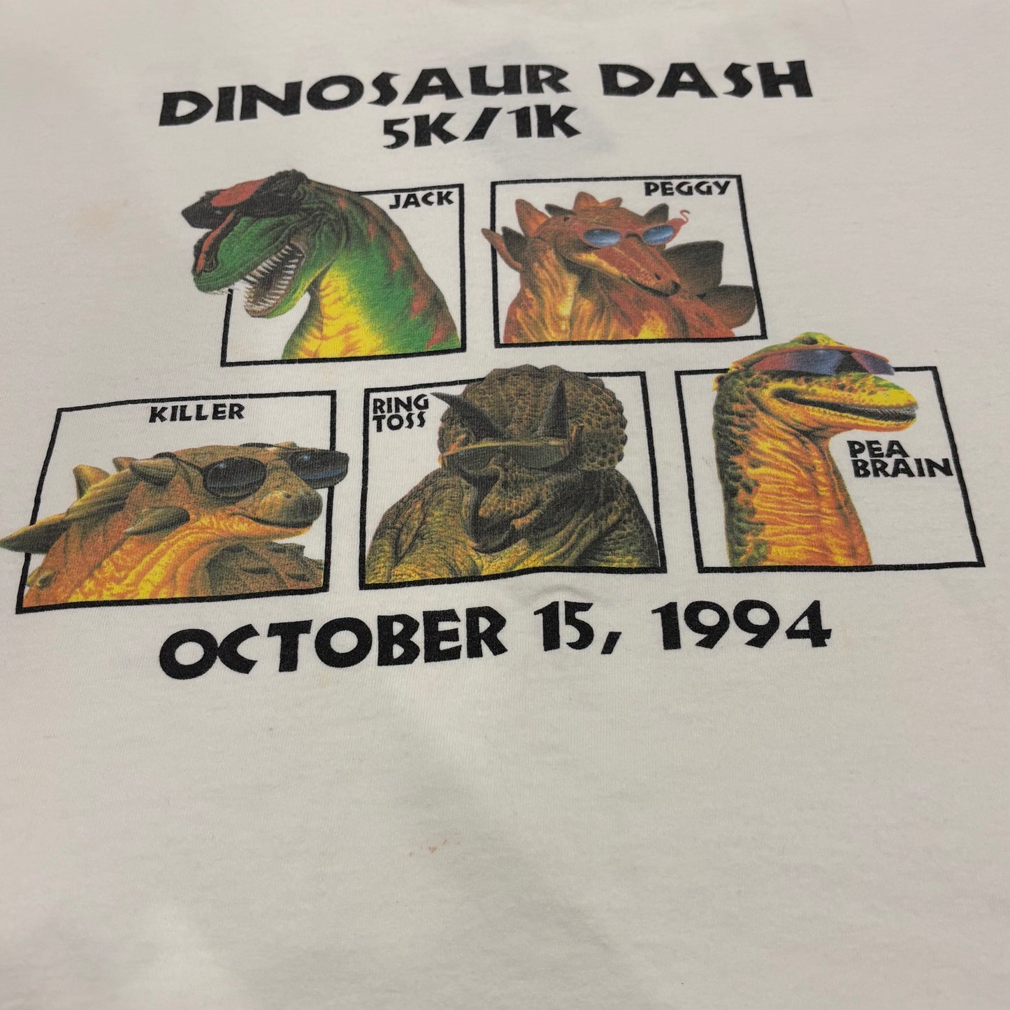 90's All Sport 恐竜 ダイナソー OCTOBER 15, 1994 イベントTシャツ