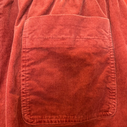 00's FA ASSEMBLY コーデュロイ ハーフパンツ バーガンディ (XL)/B3920P-SO