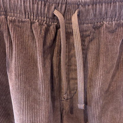 00's  OLD NAVY JOGGER コーデュロイ ハーフパンツ ブラウン (S)/B3921P-SO
