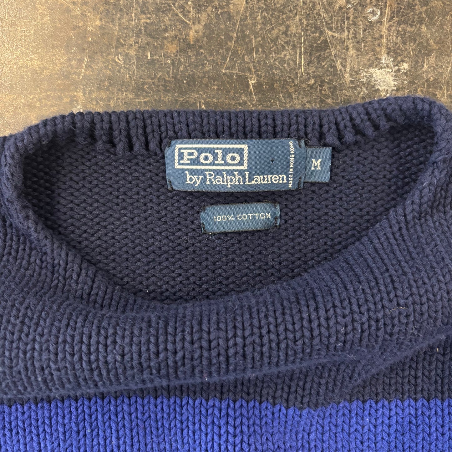 Polo by Ralph Lauren ラルフローレン コットンニット ボーダー (M)/A8972K-SO