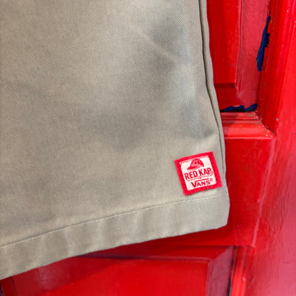 00's VANS RED KAP チノ ハーフパンツ ベージュ (w30)/B2270P-SO