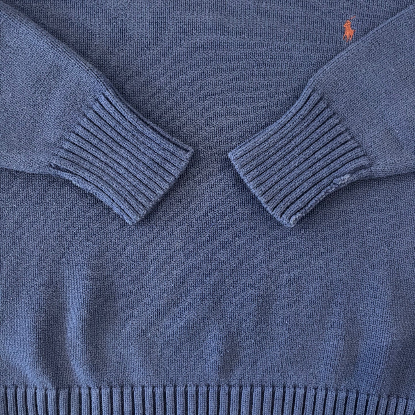 Polo by Ralph Lauren ラルフローレン コットンニット ネイビー(L)/C0415K-SO