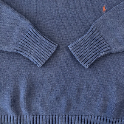 Polo by Ralph Lauren ラルフローレン コットンニット ネイビー(L)/C0415K-SO