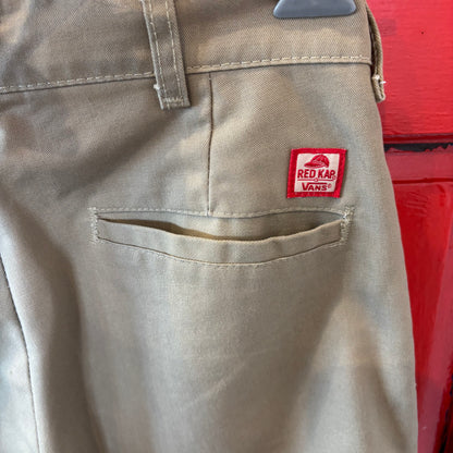 00's VANS RED KAP チノ ハーフパンツ ベージュ (w30)/B2270P-SO