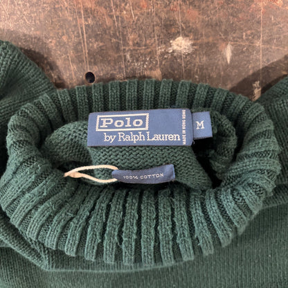 Polo by Ralph Lauren ラルフローレン コットンタートルネックニット グリーン (M)/B3387K-SO
