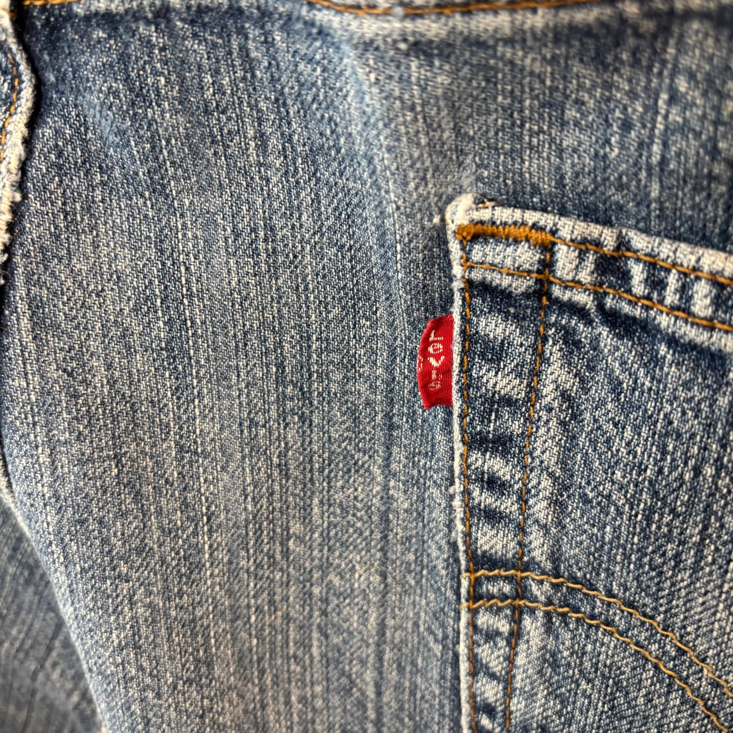 00's Levi's 550 リーバイス デニム ハーフパンツ 青 (w36)/B2811P-SO