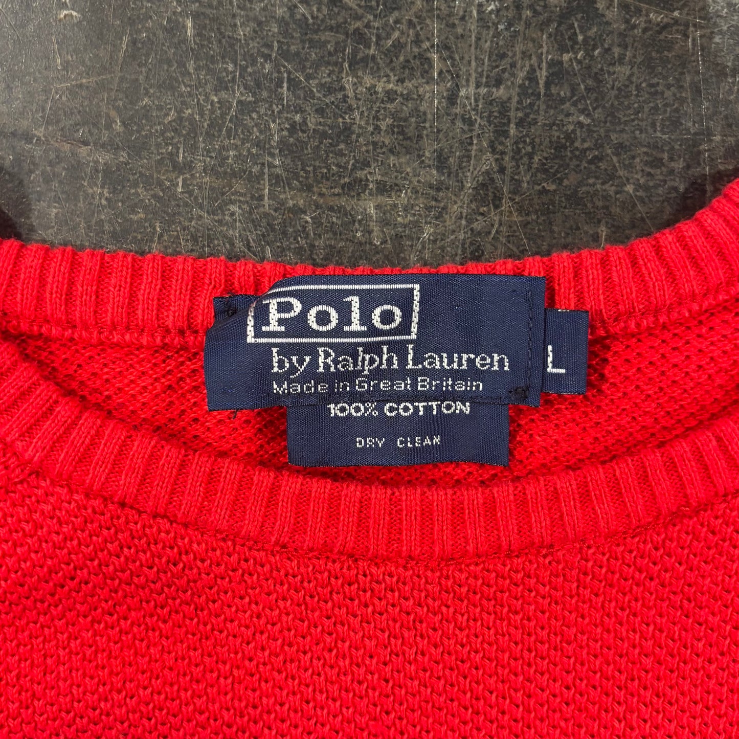 Polo by Ralph Lauren ラルフローレン コットンラグランニット ボーダー (L)/B3254K-SO