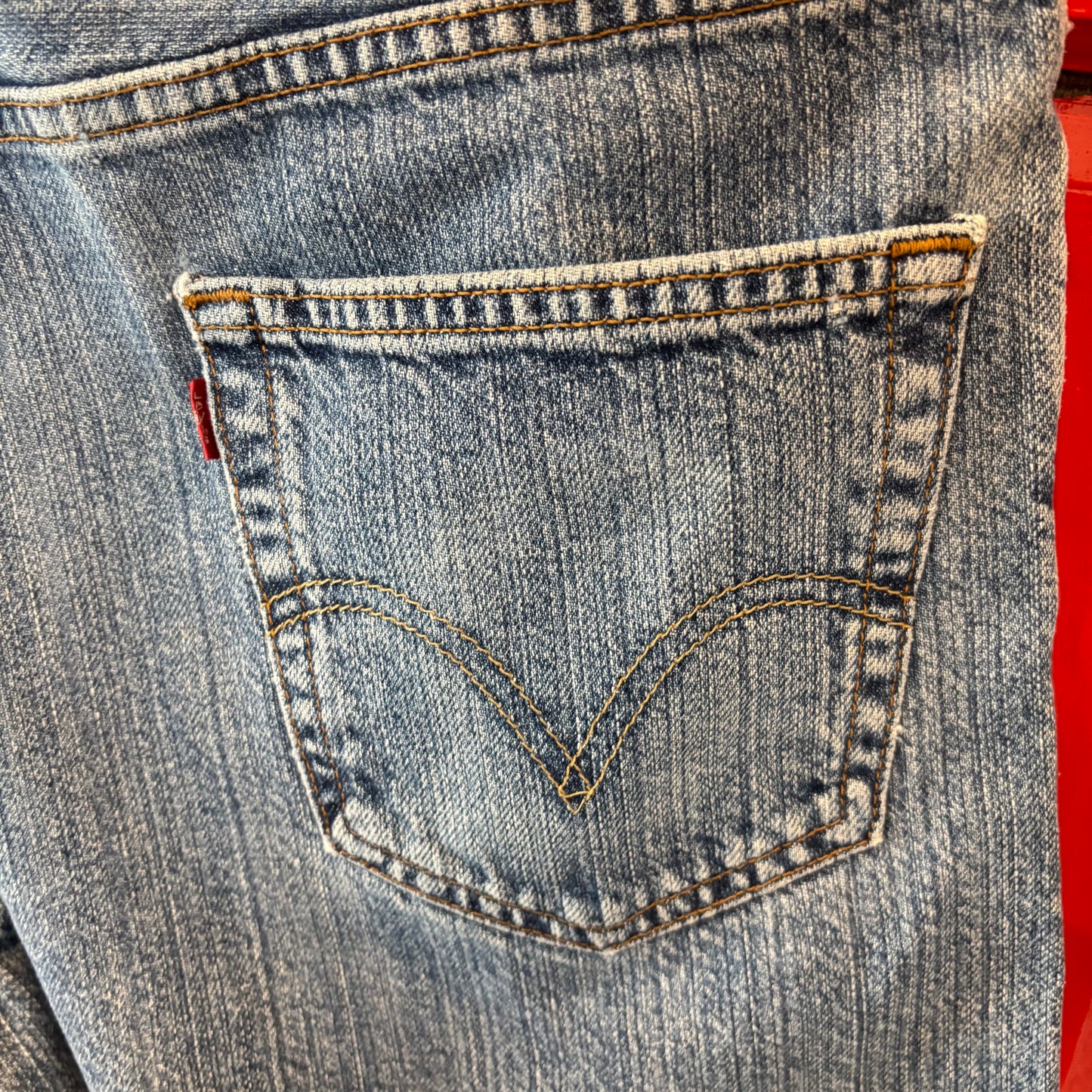 00's Levi's 550 リーバイス デニム ハーフパンツ 青 (w36)/B2811P-SO