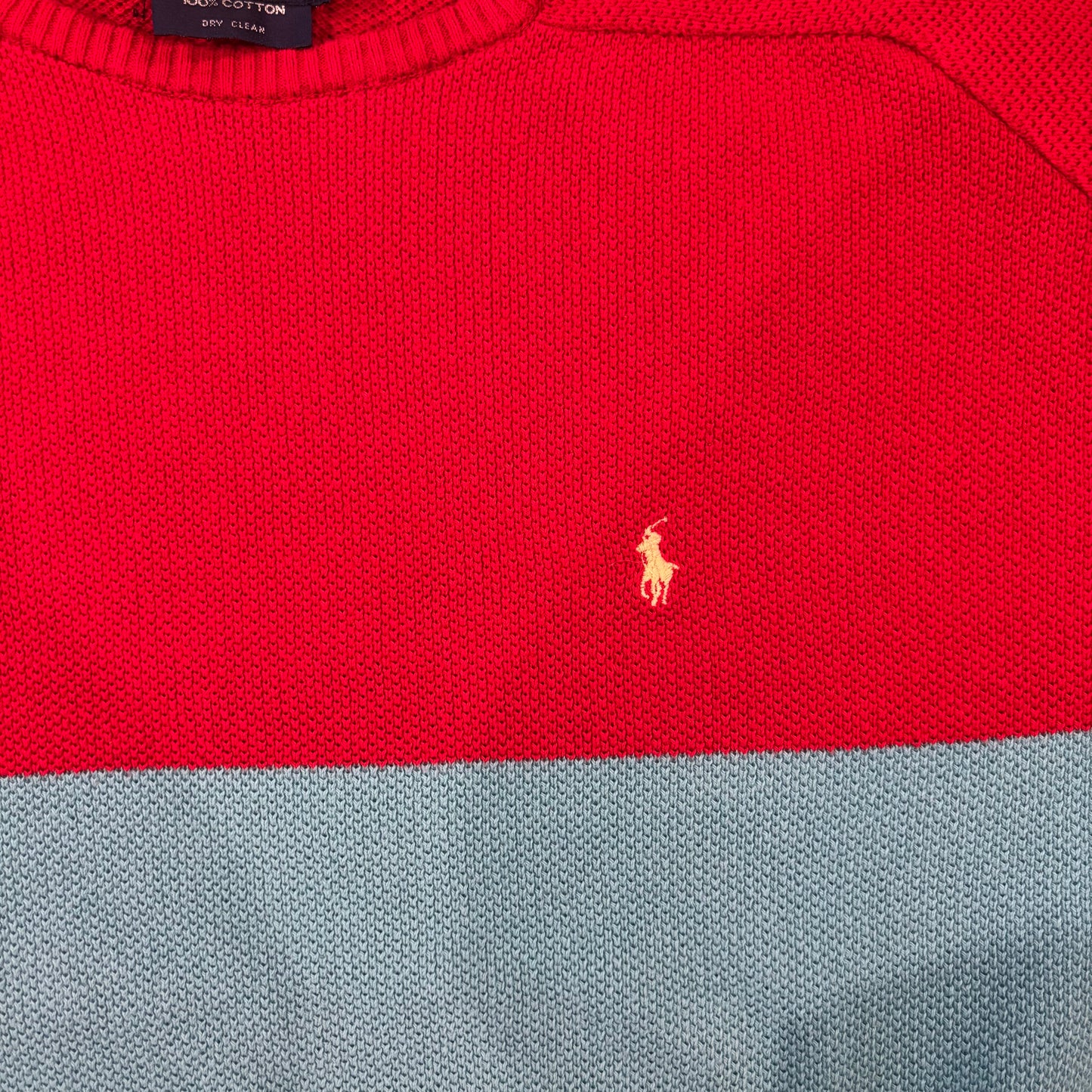 Polo by Ralph Lauren ラルフローレン コットンラグランニット ボーダー (L)/B3254K-SO
