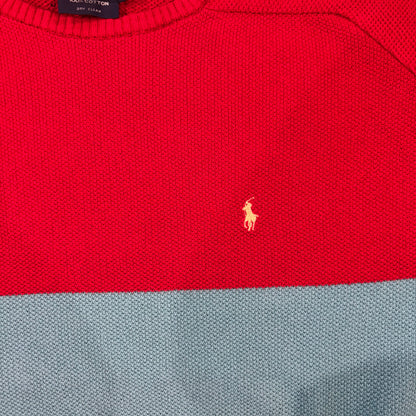 Polo by Ralph Lauren ラルフローレン コットンラグランニット ボーダー (L)/B3254K-SO
