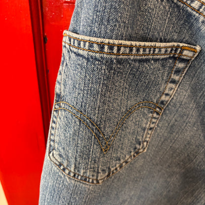 00's Levi's 550 リーバイス デニム ハーフパンツ 青 (w36)/B2811P-SO