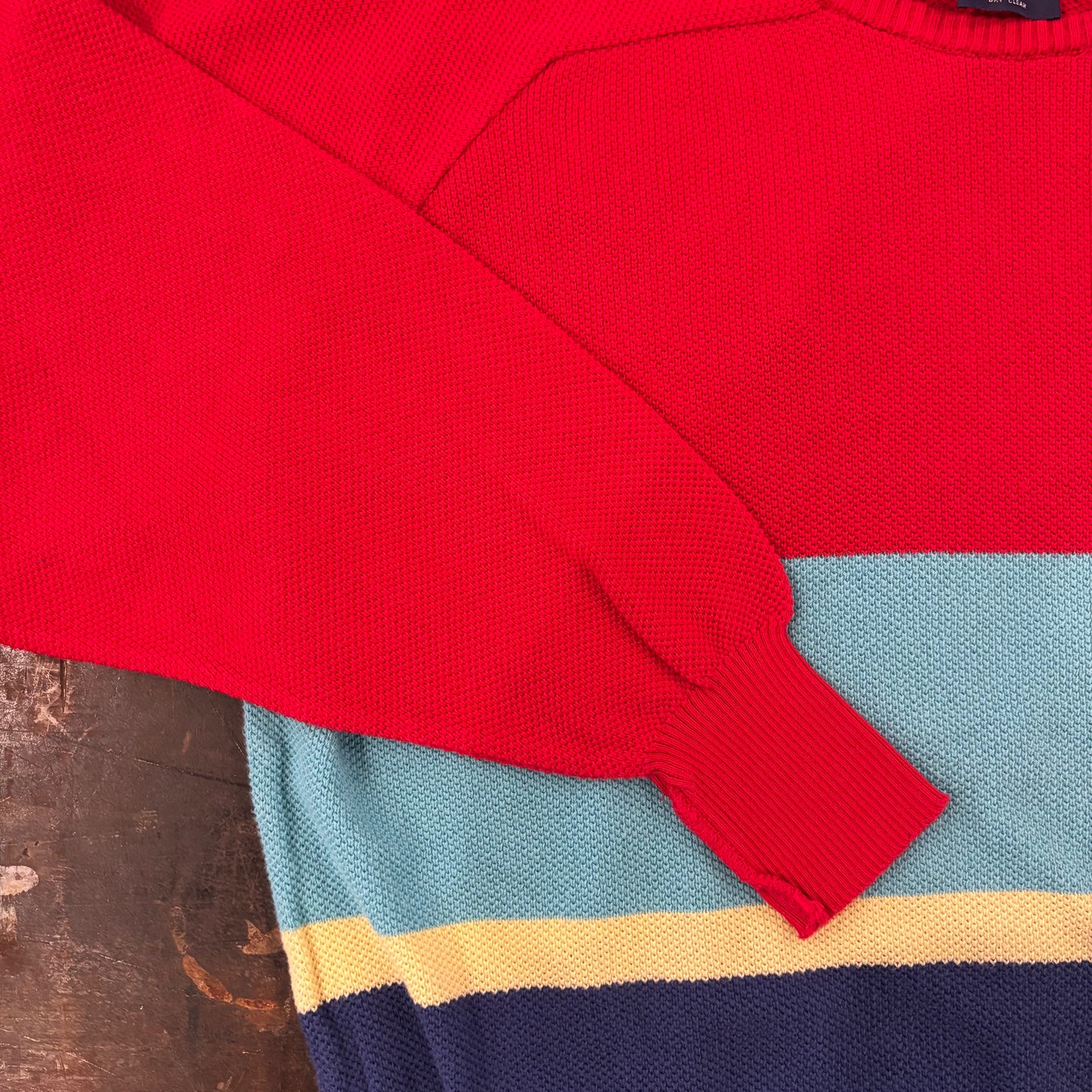 Polo by Ralph Lauren ラルフローレン コットンラグランニット ボーダー (L)/B3254K-SO