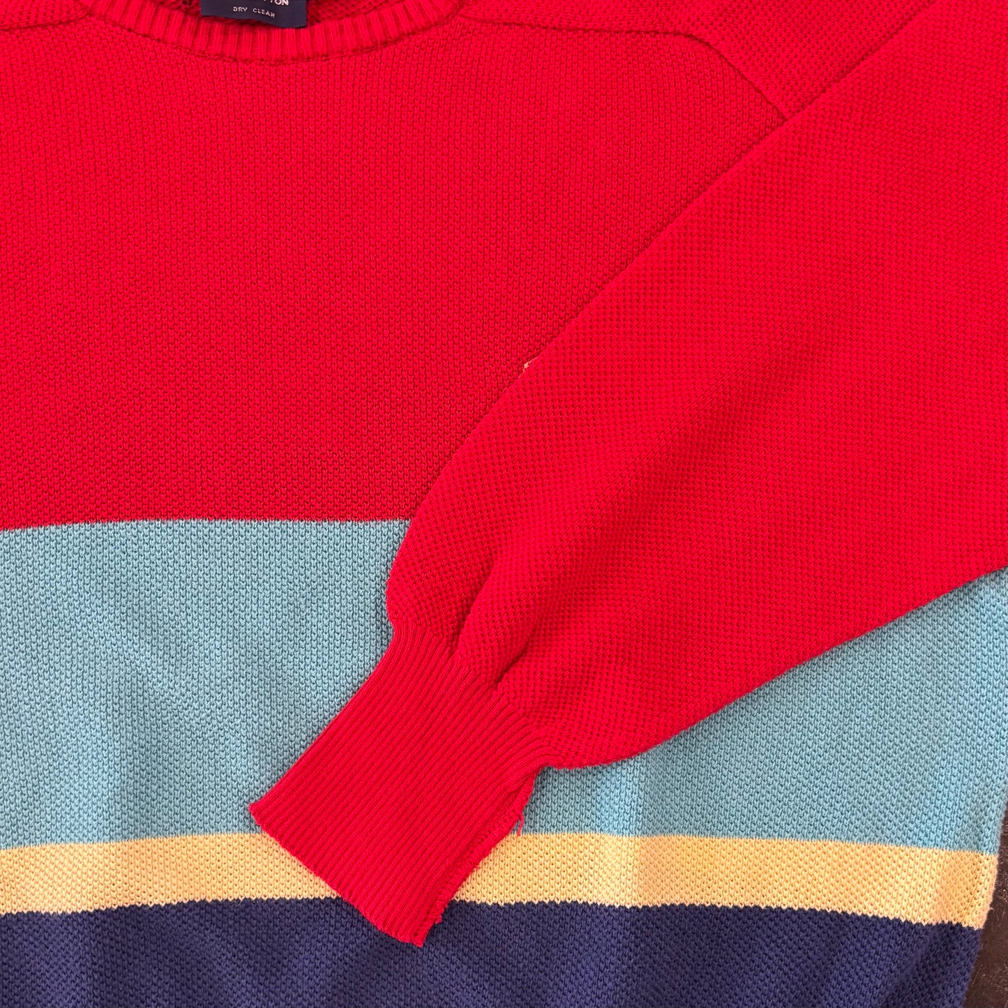 Polo by Ralph Lauren ラルフローレン コットンラグランニット ボーダー (L)/B3254K-SO