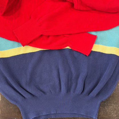 Polo by Ralph Lauren ラルフローレン コットンラグランニット ボーダー (L)/B3254K-SO