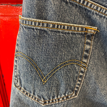 00's Levi's 550 リーバイス デニム ハーフパンツ 青 (w34)/B2810P-SO