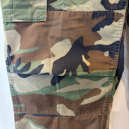 80'sU.S.ARMY ウッドランドカモ コンバットカーゴパンツ (M-S)/B1919P-SO