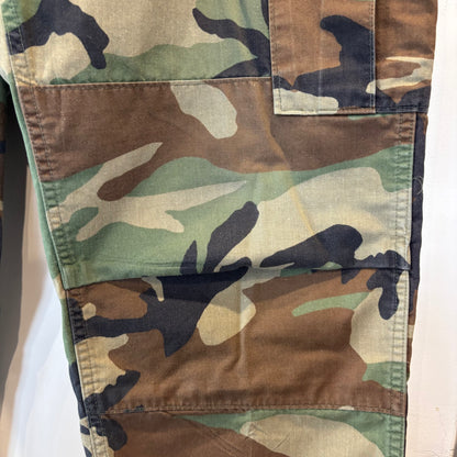 80'sU.S.ARMY ウッドランドカモ コンバットカーゴパンツ (M-S)/B1919P-SO