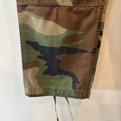 80'sU.S.ARMY ウッドランドカモ コンバットカーゴパンツ (M-S)/B1919P-SO