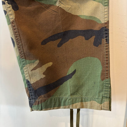 80'sU.S.ARMY ウッドランドカモ コンバットカーゴパンツ (M-S)/B1919P-SO