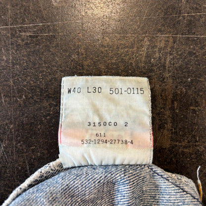 90's Levi's リーバイス 501 denim ダメージデニムパンツ (W40/L30) /C0002P-SO