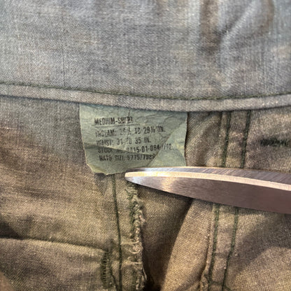 80'sU.S.ARMY ウッドランドカモ コンバットカーゴパンツ (M-S)/B1919P-SO
