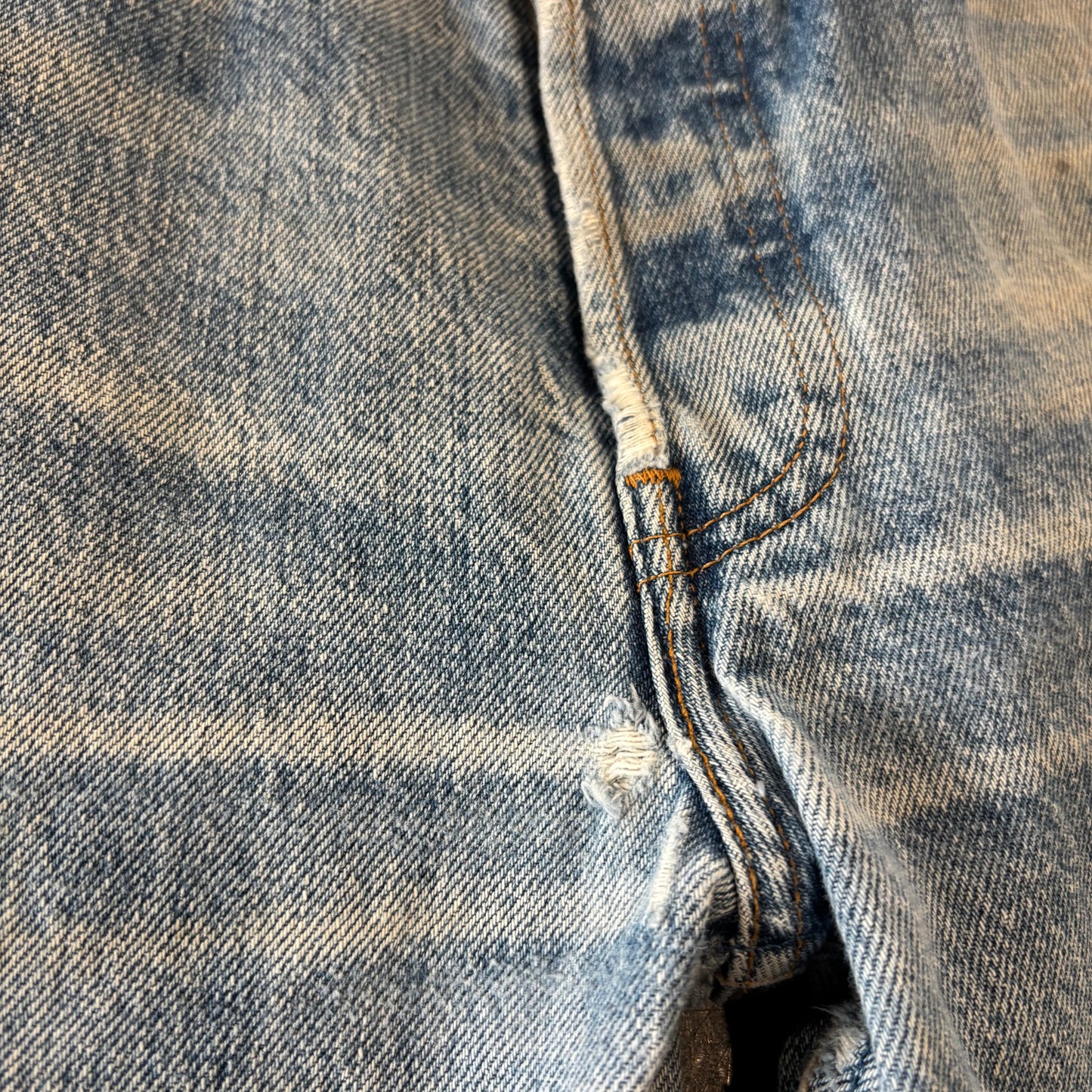 90's Levi's リーバイス 501 denim USA製 ダメージデニムパンツ (W35/L34) /A9719P-SO