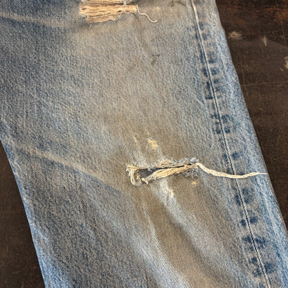 90's Levi's リーバイス 501 denim USA製 ダメージデニムパンツ (W35/L34) /A9719P-SO