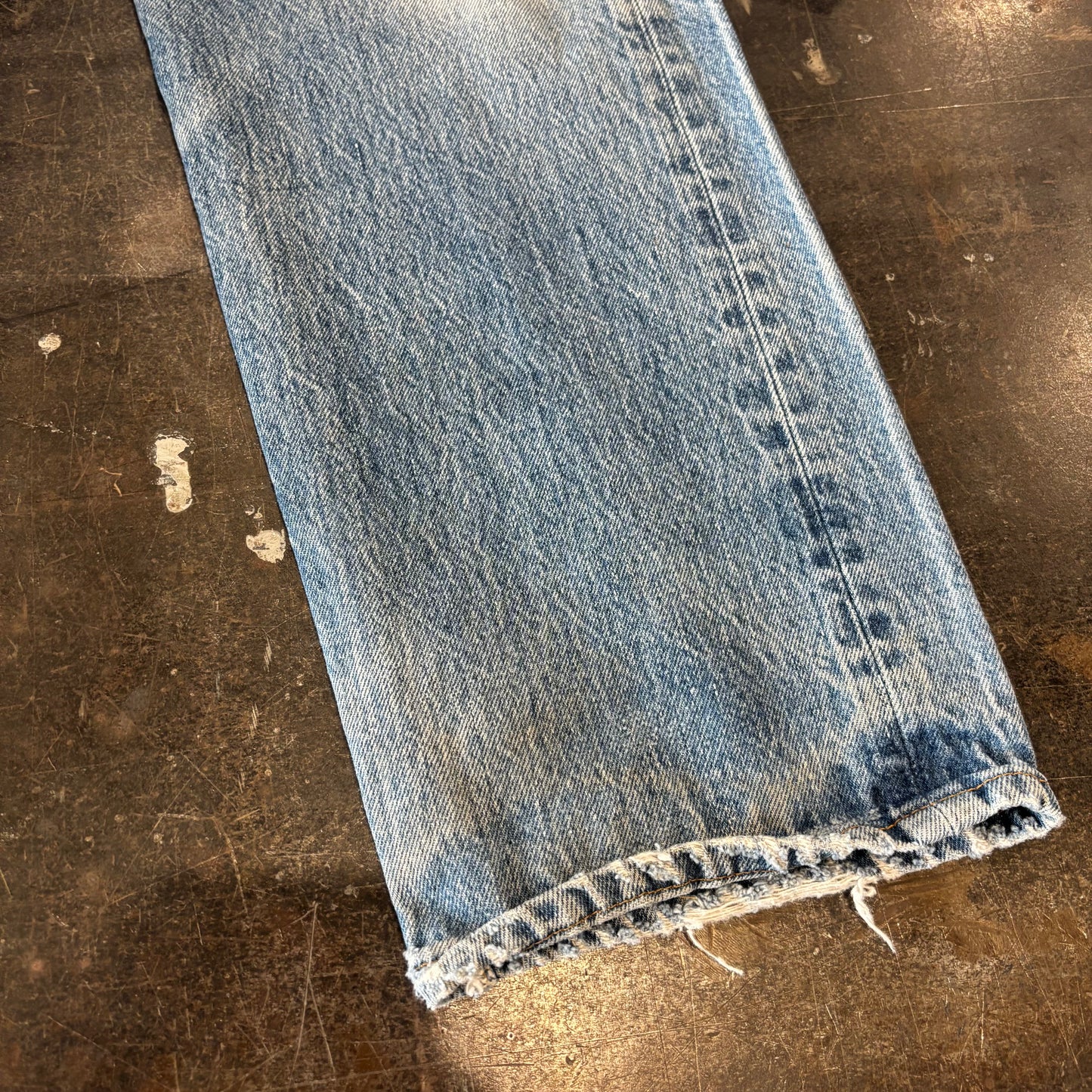 90's Levi's リーバイス 501 denim USA製 ダメージデニムパンツ (W35/L34) /A9719P-SO